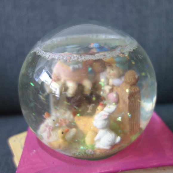 Nursery Rhyme Musical Snow Globe Mother Goose 3 Little Pigs Humpty Dumpty - Picture 10 of 15